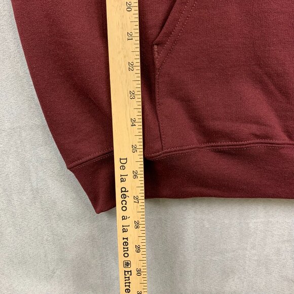 Champion Harvard Law School Mens Sweater Large Red Crimson Hoodie Long Sleeve - Picture 7 of 9